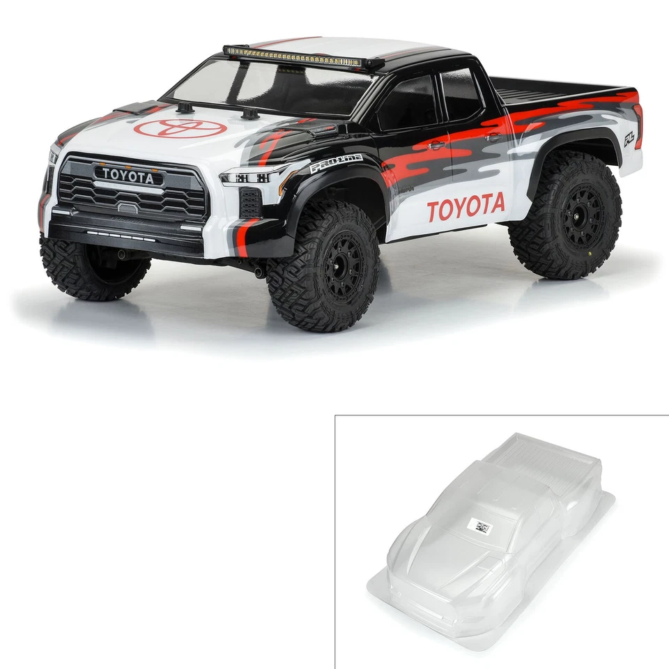 Pro-Line PRO361400 1/10 2023 Toyota Tundra TRD Pro Clear Body for Short Course - Image 2 of 4