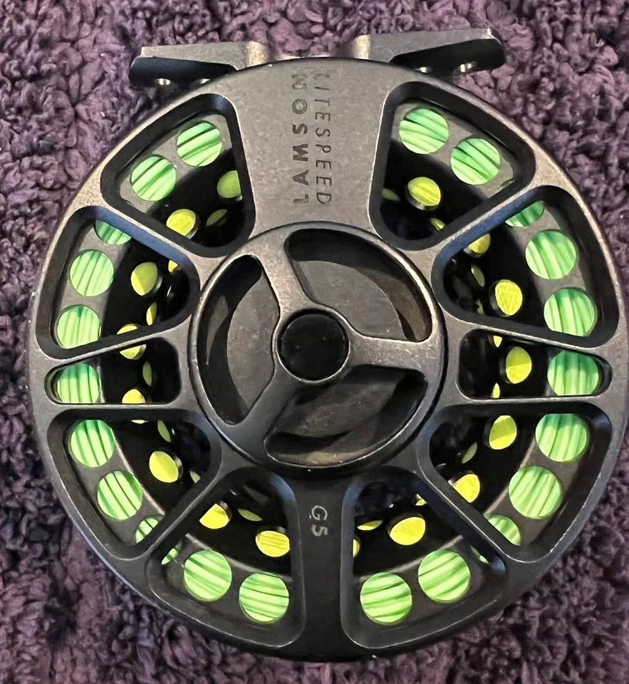 Carrete de mosca WATERWORKS LAMSON LITESPEED G3+BLACK OUT Foto 3 de 4