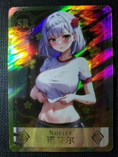 Noelle Genshin Impact Goddess Anime Waifu Card Girl Foil Doujin Holo ACG