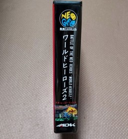 World Heroes 2 Neo Geo NG SNK AES With case 1993 Tested JP