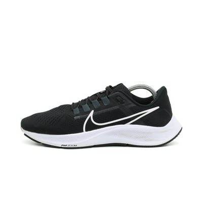 Nike Herren Air Zoom Pegasus 38 Sneaker Schwarz/Weiß Dämpfung Laufschuh EU 43