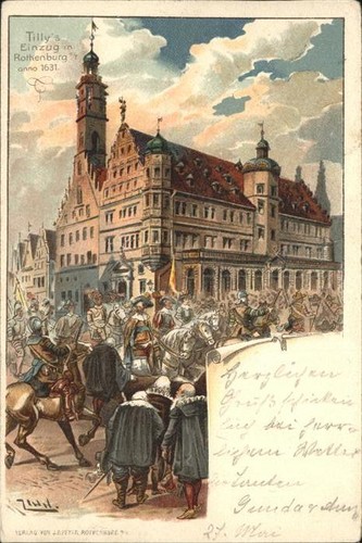 Rothenburg Kyffhaeuser Tilly `s Einzug anno 1631 - Bild 1 von 2