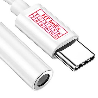 Weiß Adapter USB C auf Aux 3.5mm Audio Kopfhörer für Honor 200 Pro 12GB/512GB 5G