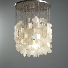 Lampadario Fun Design Verner Panton Vintage Madre Perla Anni 60-70 Originale