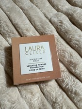 LAURA GELLER NEW YORK Baked Double Take Powder Foundation Medium .35oz NEW