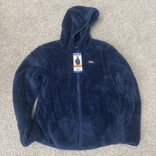 Eddie Bauer Youth Plush Hooded Full Zip High Pile Jacket Kids Boys Girls L 14/16