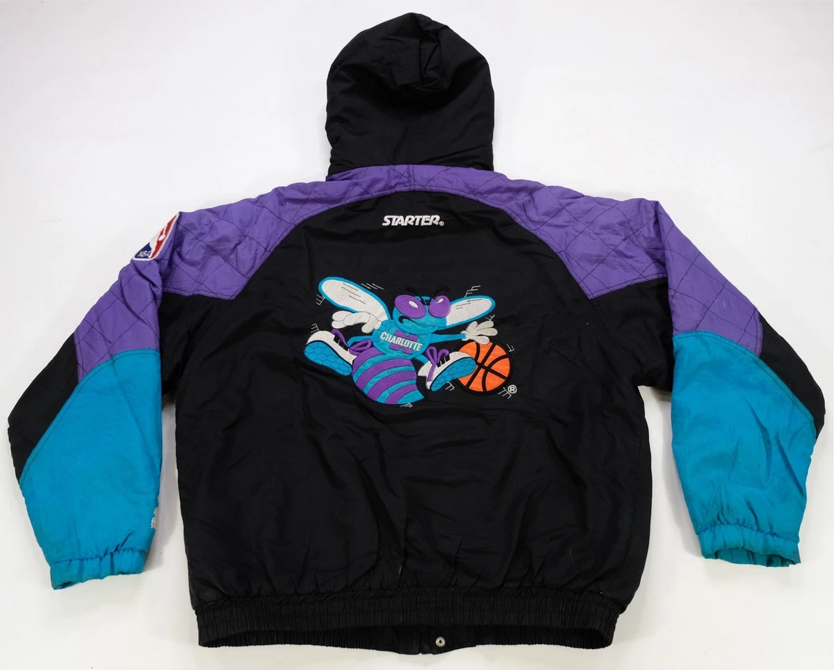 Preços baixos em Starter Charlotte Hornets Preto Roupas e