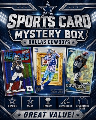 Dallas Cowboys Mystery Sports Card Box - Read Description
