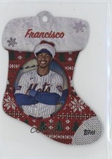 2024 Topps Holiday Stocking Die-Cut Ornaments Francisco Lindor #SDC-6 07rd