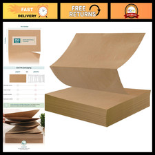 Brown Packing Paper Sheets - 250 Count, 14.5"x11" - Eco-Friendly Void Fill for M