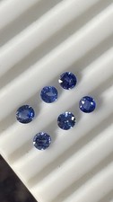 loose gemstones natural certified natural blue sapphire round 3.5mm round