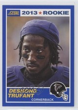 2013 Score 2013 Rookie Blue Desmond Trufant #398 02b3