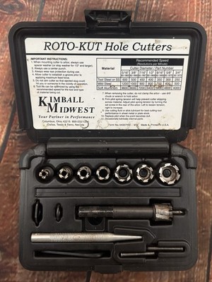 Kimball Midwest 82-1864 Roto-Kut Hole Cutters