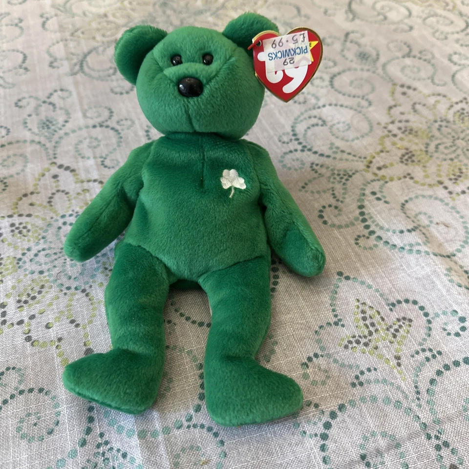 Ty Beanie Baby Erin The Bear 1997 ULTRA RARO exclusivo del Reino Unido MÚLTIPLES ERRORES Foto 2 de 4