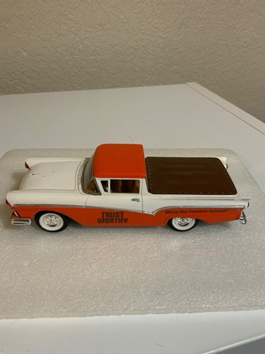 Liberty Classics 1957 Ford Ranchero Bank With Key-Missing Hood Ornament