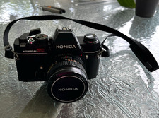 Konica Autoreflex TC 35mm Film SLR Camera Body, Konica Hexanon AR 50mm F17 Lens