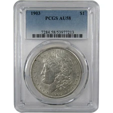 1903 Morgan Dollar AU 58 PCGS Silver $1 Coin SKU:I23898