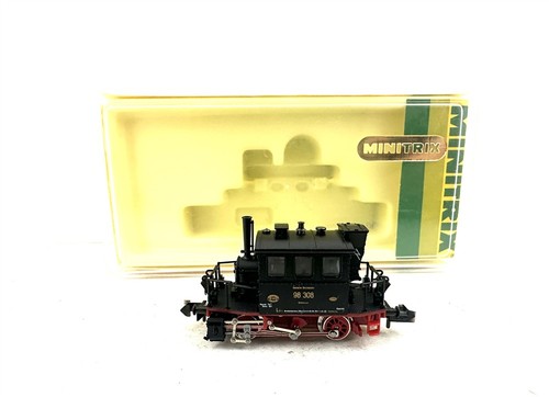 Minitrix 12015 N Dampflok Glaskasten BR 98 der DB | Zustand: Neu: Sonstige (siehe Artikelbeschreibung)