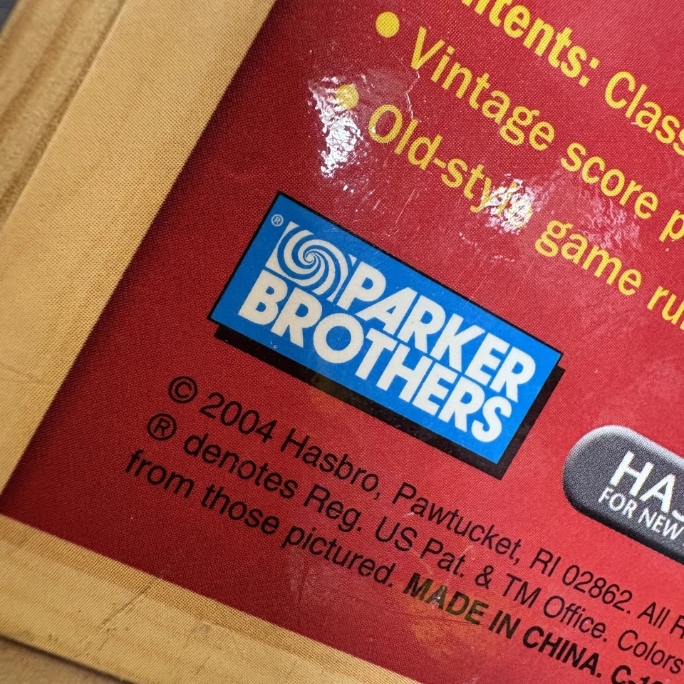 Yahtzee Nostalgia Games Series Wooden Box Parker Bros Hasbro 2004 Dice vintage - Image 3 of 4
