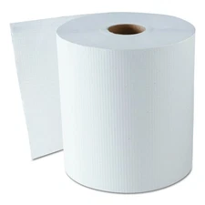 GEN 1820 Hardwound Roll Towels, White, 8 x 800 ft (Case of 6)