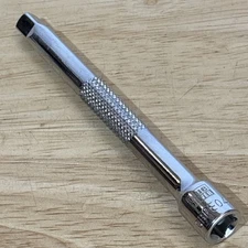 Cornwell 4" Socket Extension 1/4" Drive Knurled bluePOWER CBPE04