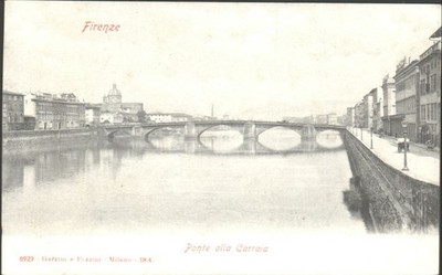 FLORENZ, PONTE ALLA CARRAIA, Italien - Vintage Postkarte