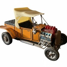 Alps Ford Model T Hot Rod Tin Toy Car Battery Operated Showa Era Vintage Japan