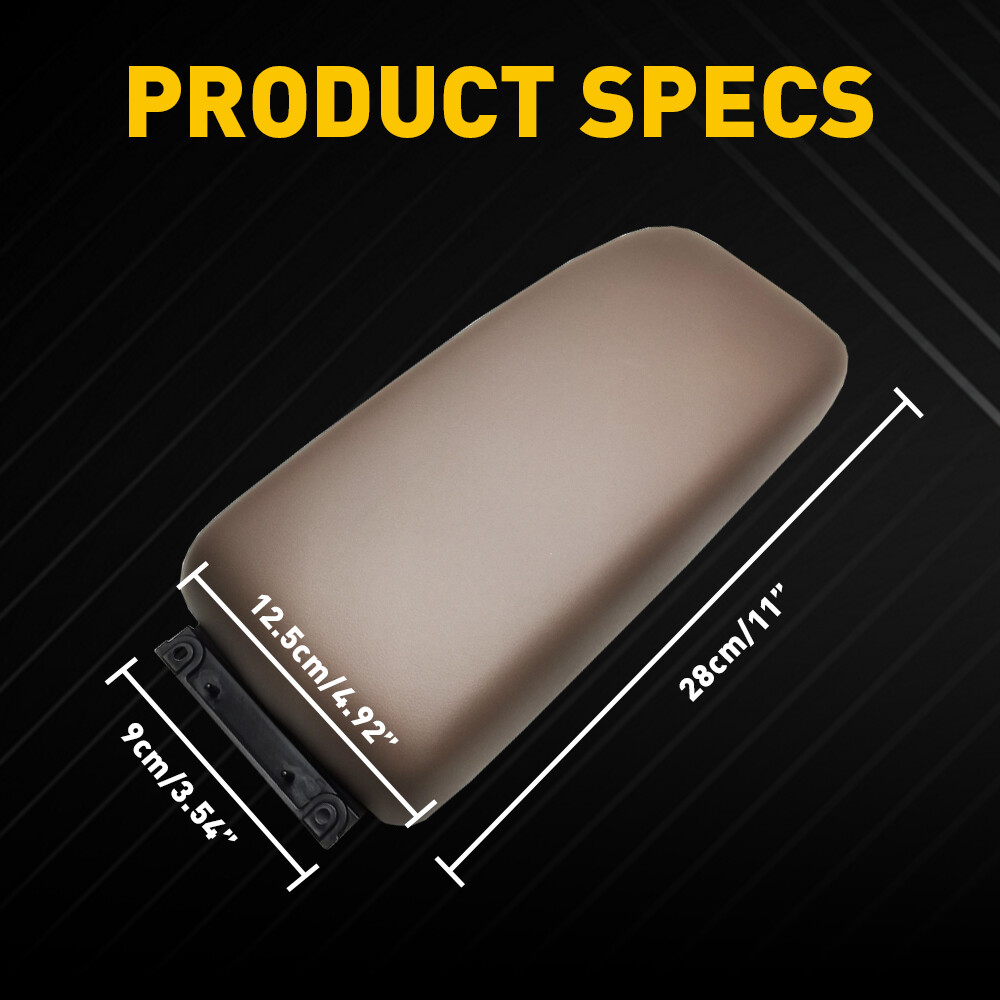 New Oak Tan Center Console Lid & Latch Fit For 1999 Toyota Tacoma