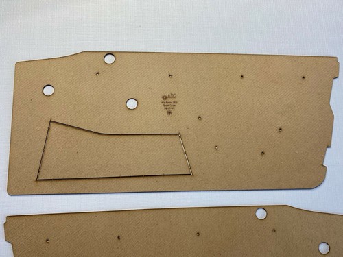 Tarjetas de puerta se adaptan a Alfa Romeo 2600 Spider Sprint calidad Masonite x2 - Imagen 3 de 5