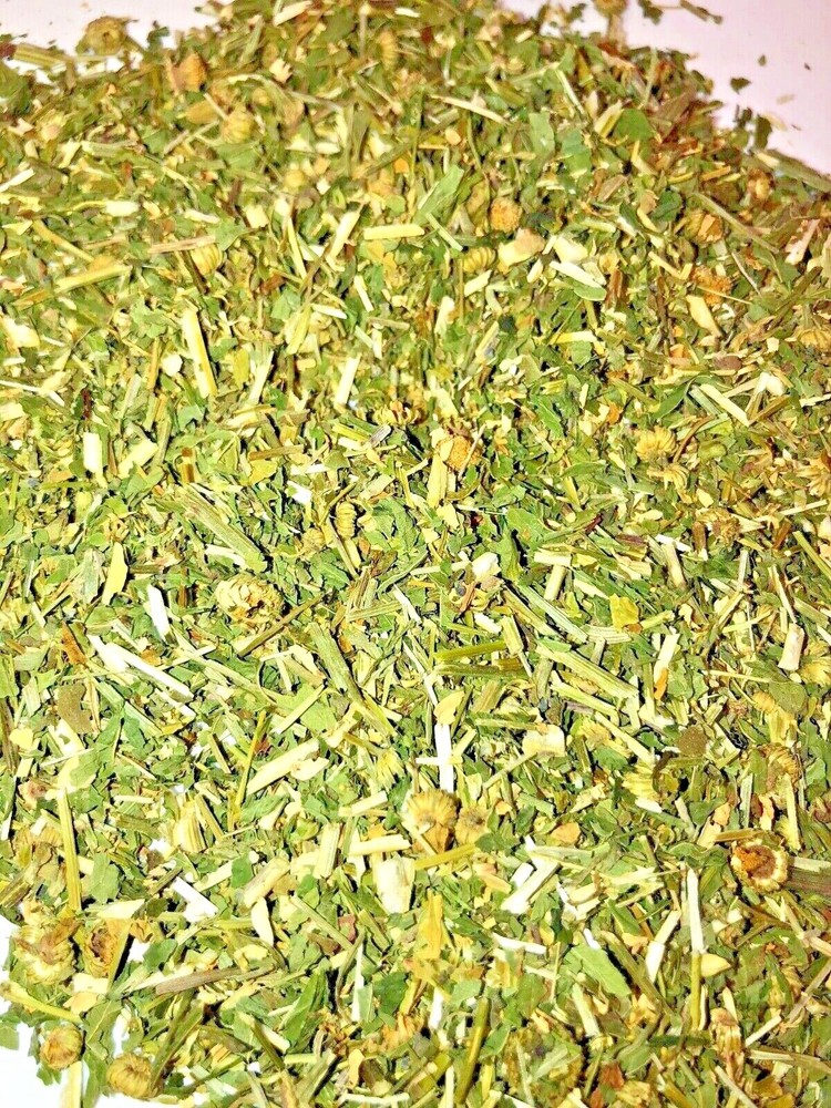 Feverfew & Skullcap Herbal Blend Tea Leaf Mixture - USDA 100% Certified Organic