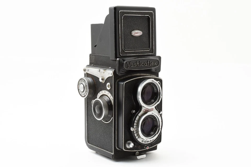 [Exc+5] Cámara Yashica Flex C TLR formato medio 80 mm f/3,5 de JAPÓN Foto 4 de 4