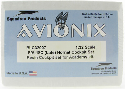 AVIONIX F/A-18C Hornet (Late) Resin Cockpit Set for Academy Kit 1:32 Conversion