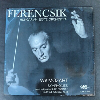 Mozart Symphonies no 41 in c major, k. 551 'jupiter' / no. 39 LP