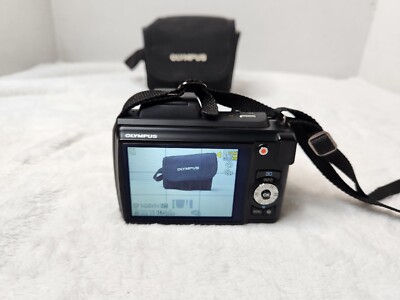 Olympus SP-610Uz 14MP HD Digital Camera w/22x Zoom (Black) Tested