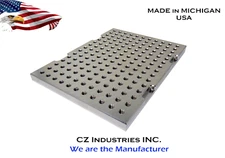 6" x 8" x 1/2" MIC 6 Aluminum Fixture / Sacrificial Plate, Mini Pallet,QTY: 1