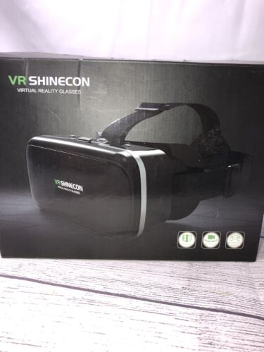 VR Shinecon Virtual Reality Glasses 3D videos VR Supported Games Iphone Samsung - Picture 1 of 12