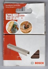 Bosch Tacker Klammer Typ 53, Breite 11,4 mm--- 4 mm ...5 Packungen