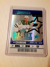 2019-20 Upper Deck Credentials Nick Caamano Rookie /999 Debut Ticket Access