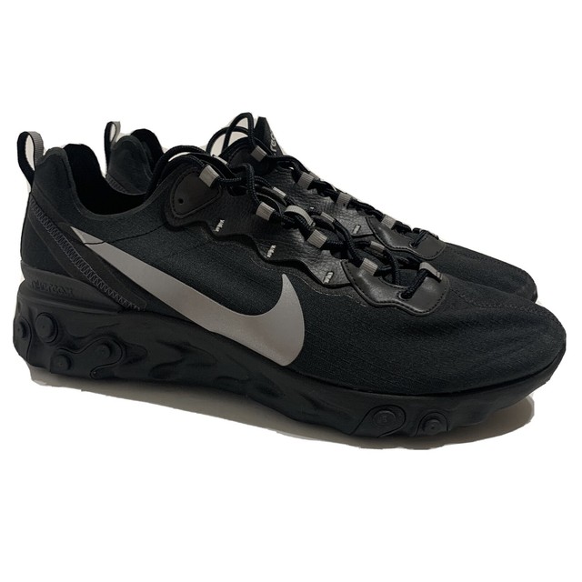 nike react element 55 dark grey reflective
