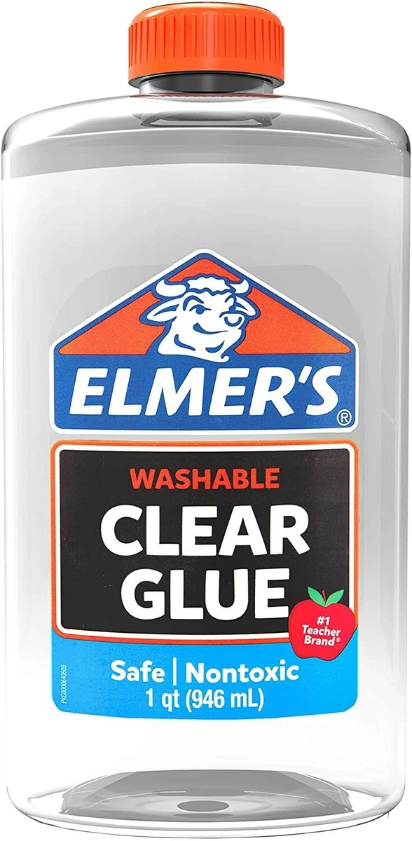 Elmer's White Liquid School Glue, Washable - 32 oz bottles