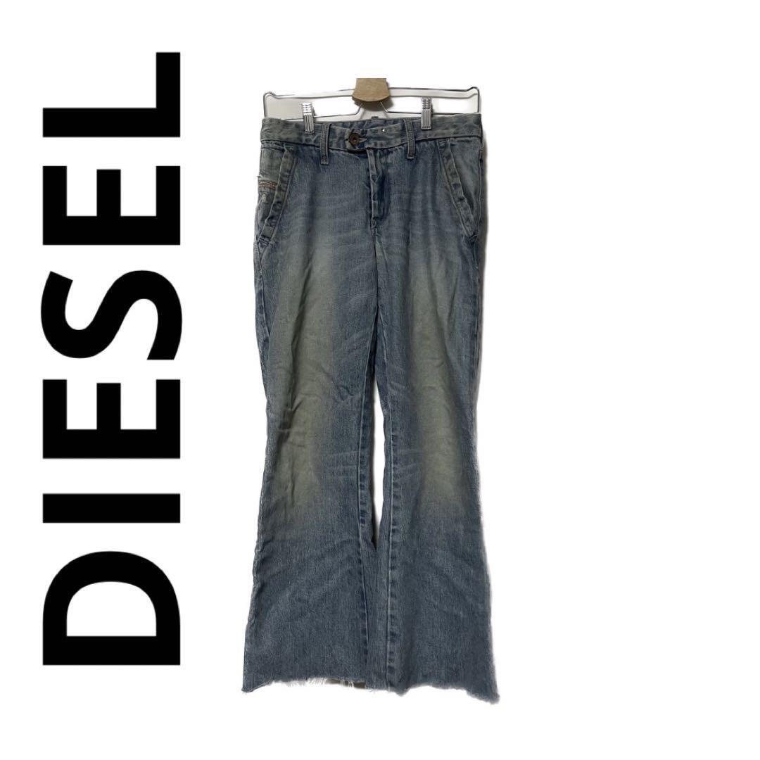 DIESEL archive buggy denim pants 00s’ Diesel Men M Denim Flare Baggy Wide Pants Archive Luxury