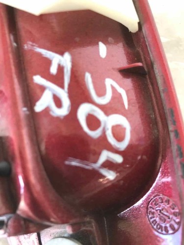 1998 - 2004 CADILLAC SEVILLE Front Door Outside Pull Handle Passenger Right Red - Bild 9 von 17