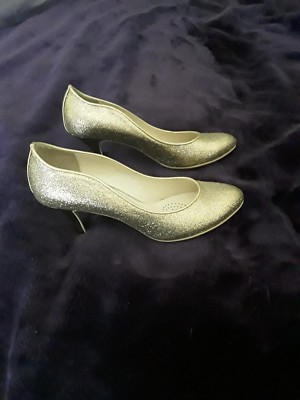 RARE BECCACCINO GOLD HEELS - SIZE 7 - IMMACULATE CONDITION - ONLY WORN ONCE