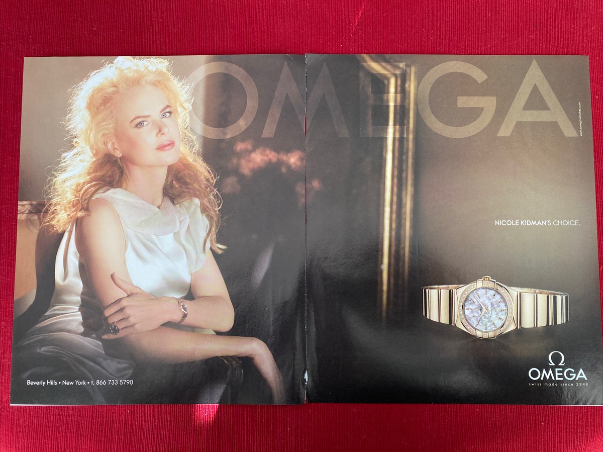 Nicole Kidman Omega watches Print Ad - Great to Frame! | eBay