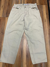 vintage Bugle Boy Gold Crest Basic Baggy Denim Jeans 36 x 28.5