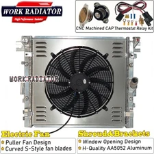 Radiator+Fan Shroud For 2007-2018 15 Jeep Wrangler JK Rubicon Sport 3.6L 3.8L V6