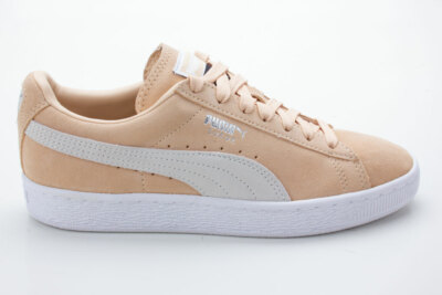 Puma Suede Classic+ 363242 08 Damen Sneaker Turnschuhe Schuhe beige-khaki-weiß
