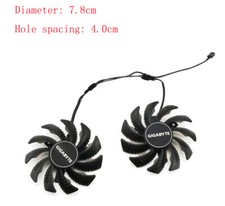 For Gigabyte GTX 1650 D6 WINDFORCE OC Graphics Card Fan GA81S2U Parts