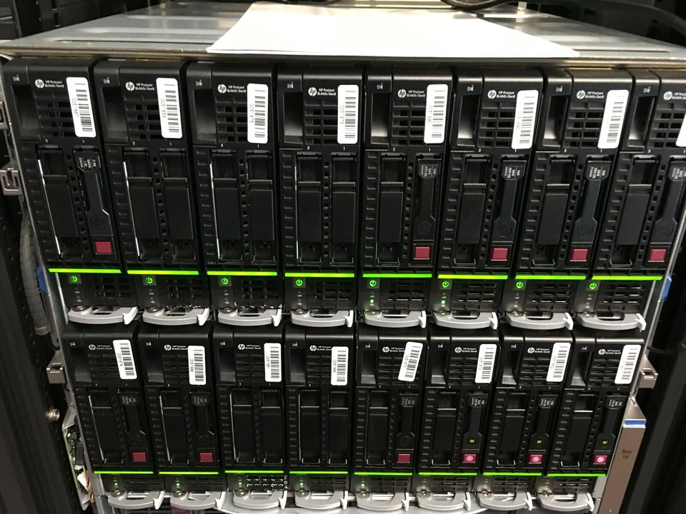 HP C7000 G3 Blade System w/ 16x BL460c G8 16x E5-2690 V2 320 Cores 2TB RAM Rocks - Image 2 of 4