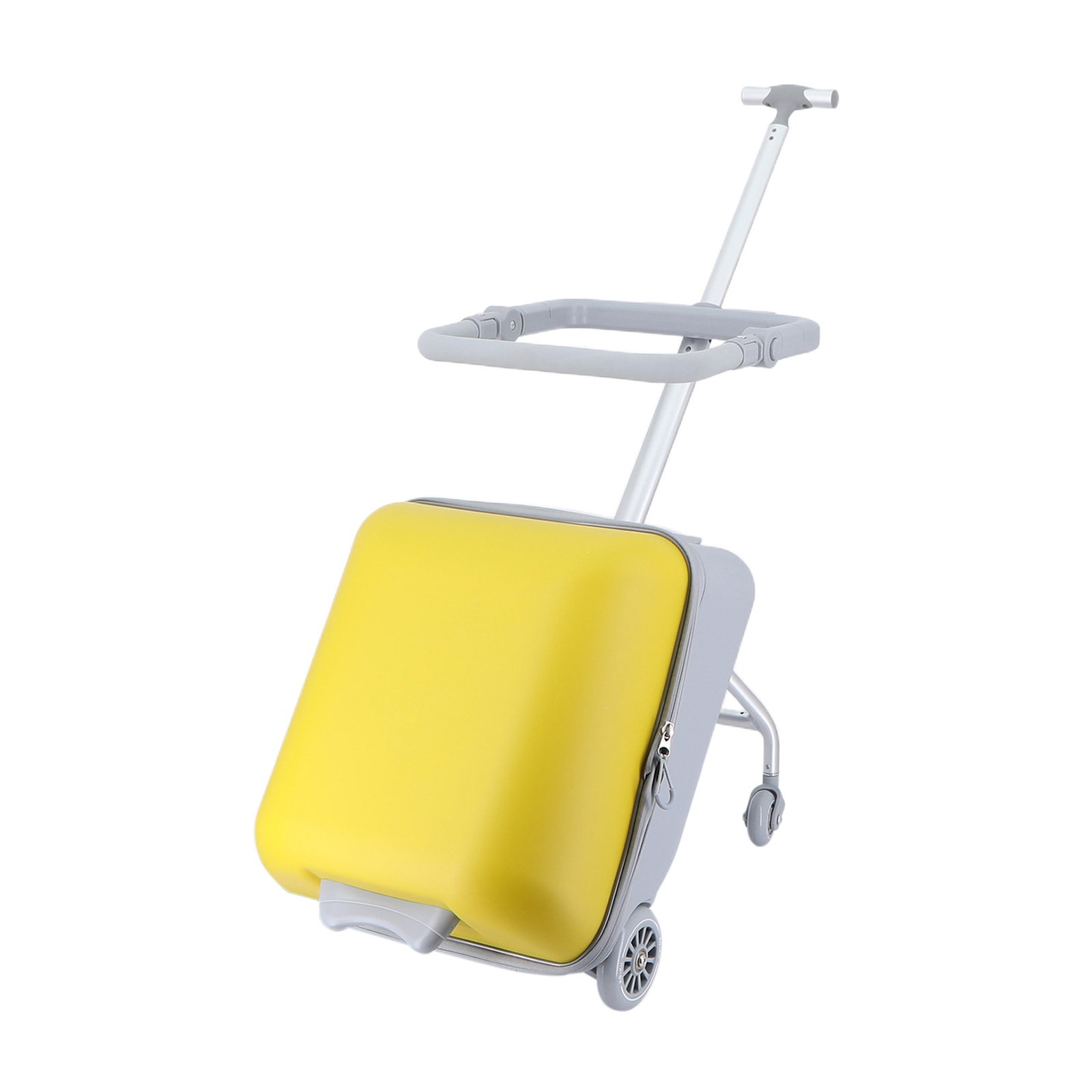 20 Inch Suitcase, with Guardrail , with Seat Design, Suitcase Scooter Suitcase